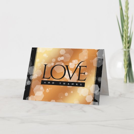 Elegant 7e 22e 49e Copper Wedding Jubileum Bedankkaart (Voorkant)