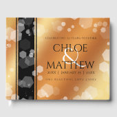 Elegant 7e 22e 49e Copper Wedding Jubileum Gastenboek (Voorkant)