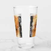 Elegant 7e 22e 49e Copper Wedding Jubileum Glas (Rechts)