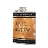 Elegant 7e 22e 49e Copper Wedding Jubileum Heupfles (Links)