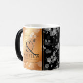 Elegant 7e 22e 49e Copper Wedding Jubileum Magische Mok (Voorkant links)