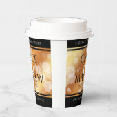 Elegant 7e 22e 49e Copper Wedding Jubileum Papieren Bekers (Rechts)