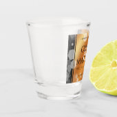 Elegant 7e 22e 49e Copper Wedding Jubileum Shot Glas (Links)