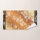 Elegant 7th Copper Wedding Jubileum Bad Handdoek (Handdoek)