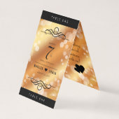 Elegant 7th Copper Wedding Jubileum Celebration Kaart (Achterkant)