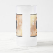 Elegant 7th Copper Wedding Jubileum Celebration Matglas Bierpul (Center)