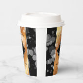 Elegant 7th Copper Wedding Jubileum Celebration Papieren Bekers (Links)