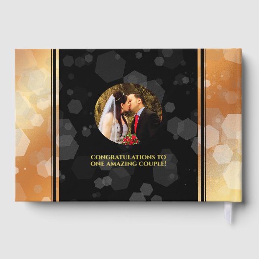 Elegant 7th Copper Wedding Jubileum Gastenboek (Achterkant)