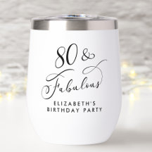 Elegant 80th Birthday Party