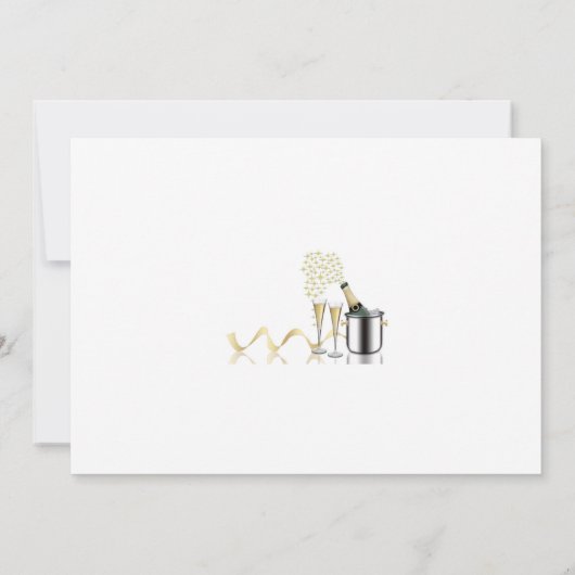 Elegant 80th Birthday Party Invitation Kaart (Achterkant)