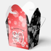 Elegant 80th Ruby Wedding Jubileum Bedankdoosjes (Geopend)