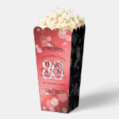 Elegant 80th Ruby Wedding Jubileum Celebration Bedankdoosjes (Popped)