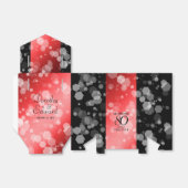 Elegant 80th Ruby Wedding Jubileum Celebration Bedankdoosjes (Uitgevouwen)