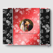 Elegant 80th Ruby Wedding Jubileum Celebration Gastenboek (Achterkant)