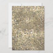 Elegant 89th Birthday Invitation For Her in Gold Kaart (Achterkant)