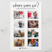 Elegant 8 paar foto's | Waar waren we spel (Voorkant)