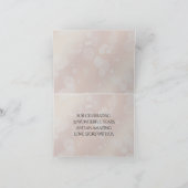 Elegant 8e Jubileum uit de Bronze Wedding Bedankkaart (Binnen)