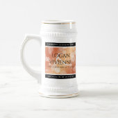 Elegant 8e Jubileum uit de Bronze Wedding Bierpul (Links)