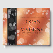 Elegant 8e Jubileum uit de Bronze Wedding Gastenboek (Voorkant)