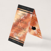 Elegant 8e Jubileum uit de Bronze Wedding Kaart (Achterkant)