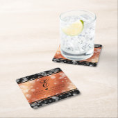 Elegant 8e Jubileum uit de Bronze Wedding Kartonnen Onderzetters (Insitu)