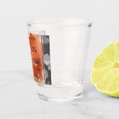 Elegant 8e Jubileum uit de Bronze Wedding Shot Glas (Rechts)