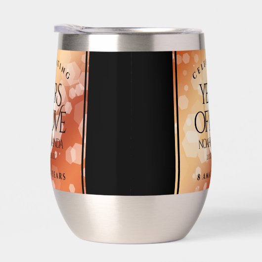 Elegant 8th Bronze Wedding Jubileum (Rechts)