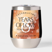 Elegant 8th Bronze Wedding Jubileum (Voorkant)