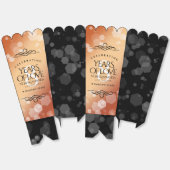 Elegant 8th Bronze Wedding Jubileum Bedankdoosjes (Ongevouwen)