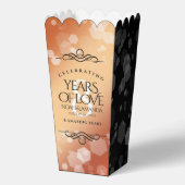 Elegant 8th Bronze Wedding Jubileum Bedankdoosjes (Voorkant)