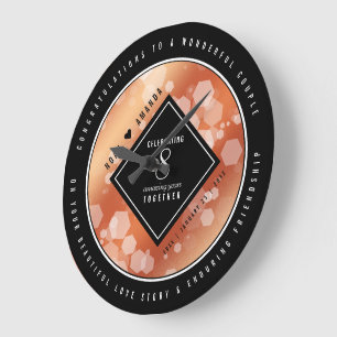 Elegant 8th Bronze Wedding Jubileum Celebration Grote Klok