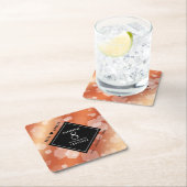 Elegant 8th Bronze Wedding Jubileum Celebration Kartonnen Onderzetters (Insitu)