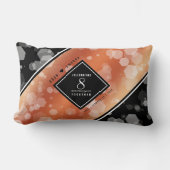 Elegant 8th Bronze Wedding Jubileum Celebration Kussen (Voorkant)