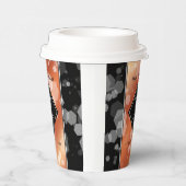 Elegant 8th Bronze Wedding Jubileum Celebration Papieren Bekers (Rechts)