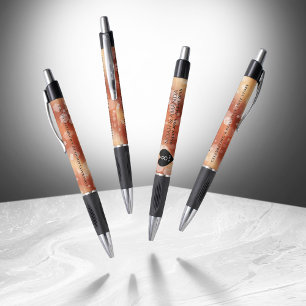 Elegant 8th Bronze Wedding Jubileum Celebration Pen