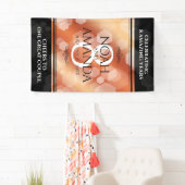 Elegant 8th Bronze Wedding Jubileum Celebration Spandoek (Insitu)