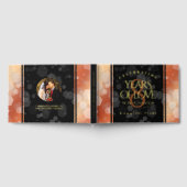 Elegant 8th Bronze Wedding Jubileum Gastenboek (Volledig)