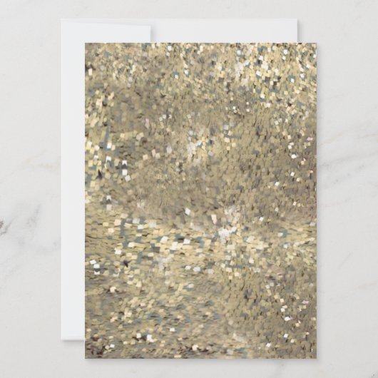 Elegant 91st Birthday Invitation For Her in Gold Kaart (Achterkant)