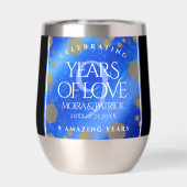 Elegant 9th Lapis Lazuli Wedding Jubileum (Achterkant)