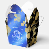 Elegant 9th Lapis Lazuli Wedding Jubileum Bedankdoosjes (Geopend)