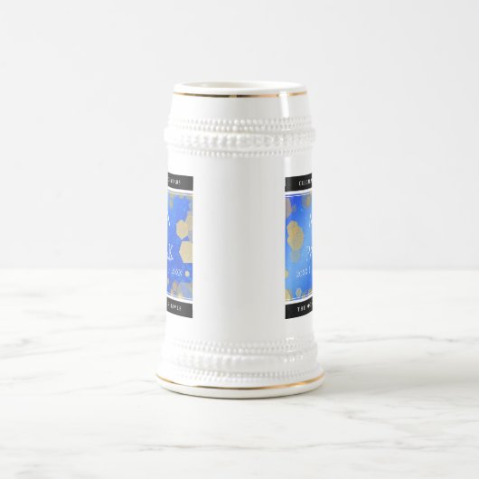 Elegant 9th Lapis Lazuli Wedding Jubileum Bierpul (Center)