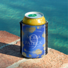 Elegant 9th Lapis Lazuli Wedding Jubileum Blikjeskoeler