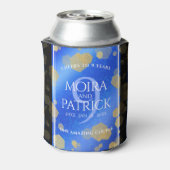 Elegant 9th Lapis Lazuli Wedding Jubileum Blikjeskoeler (Blikje Achterkant)