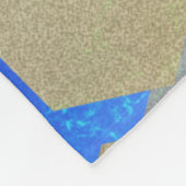 Elegant 9th Lapis Lazuli Wedding Jubileum Fleece Deken (Hoek)