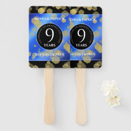 Elegant 9th Lapis Lazuli Wedding Jubileum Handwaaier