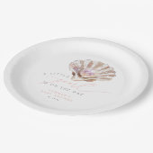 Elegant A Little Pearl is onderweg naar het Baby s Papieren Bordje (Gekanteld)