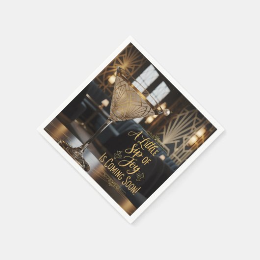 Elegant  A Little Sip of Joy Comming Soon Servet (Hoek)