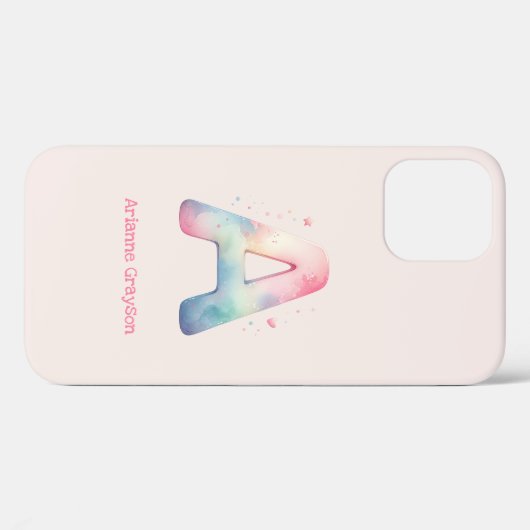 Elegant 'A' Monogram - telefoonhoesje Case-Mate iPhone Case (Achterkant (horizontaal))