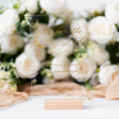 Elegant A Night Under the Stars Quinceañera Acryl Uitnodigingen