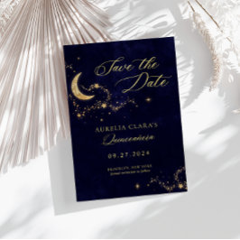 Elegant A Night Under the Stars Quinceañera Save The Date